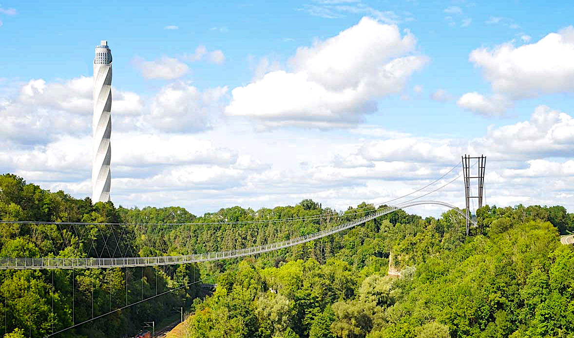 Hängebrücke Neckar Line
